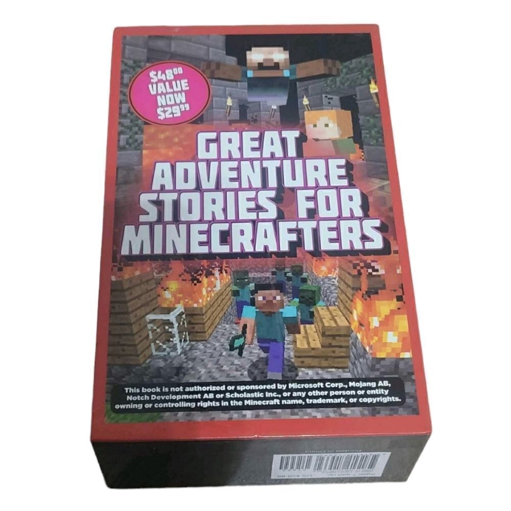 Minecraft great adventure stories 5 book set